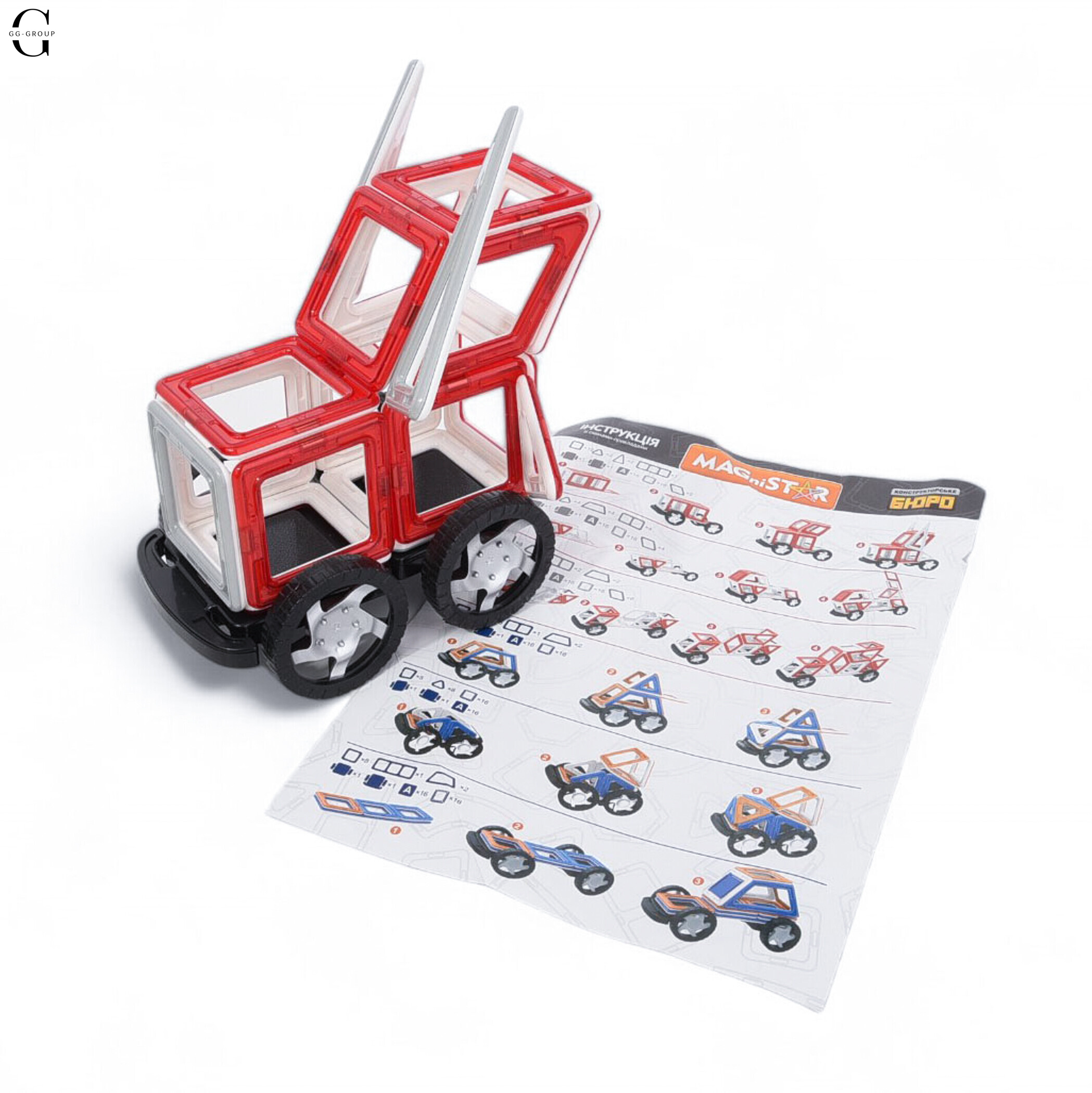Магнитный конструктор на 53 детали Magnit/Magical/LIMO TOY